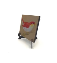 Kuş Baskılı MDF Masaüstlük 10X10