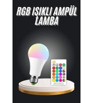 Ambiyans Aydınlatma RGB Led Lamba Kumandalı Renk Değiştirebilen