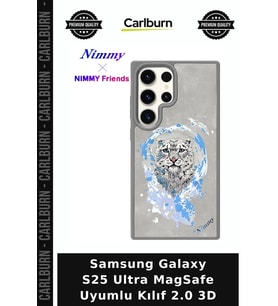 Samsung Galaxy S25 Ultra MagSafe Uyumlu Kılıf 2.0 3D Modern Stil Esnek Kaplama Kablosuz Şarj