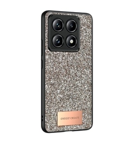 Onegif  Mi 14t Pro Bright Simli Kapak - Gold