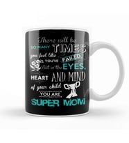 Super Mom Süper Anne Kupa Bardak Porselen