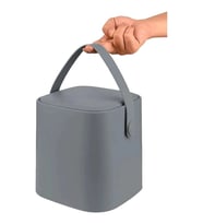 Sihirli Tutma Saplı Iç Kovalı Tezgah Üstü Mutfak Çöp Kovası 4 Litre Çöp Kovası