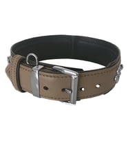 Markapet Deri Doğal Taşlı Köpek Boyun Tasması 28-33 cm X-Small Taba