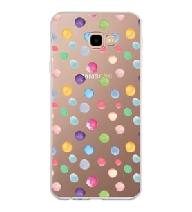 PrintiFy Samsung Galaxy J4 Plus ile Uyumlu 1mm Slim Fit Water Color 6 Baskılı Şeffaf  Kılıf