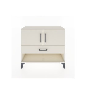 Arges Şifonyer 2 Raflı Tek Çekmeceli 2 Kapaklı 88x30x80 Aytaşı-Aytaşı