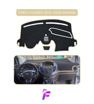 FORD COURİER EKRANLI (2013-2020) Torpido Örtüsü Güneşten Korur Kolay Montaj Tam Uyum TB67