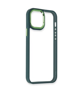 İphone 12 Pro Max Kılıf Dora Kapak - Haki Yeşil