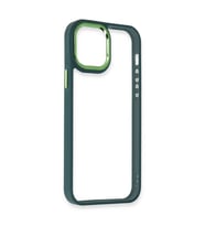 İphone 12 Pro Max Kılıf Dora Kapak - Haki Yeşil