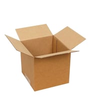 Tek Oluklu Koli, Kupa Bardak Kolisi, Cam Eşya Kolisi 12,5x12,5x12,5 Cm Esmer C Dalga 10 Adet