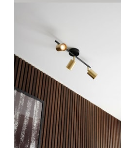 MYLİGHTS  ÜÇLÜ LED AVİZE LED SPOT HAREKETLİ GÜNIŞIĞI AMPULLÜ LED AVİZE  (Siyah)