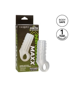 Calexotıcs Silikon Testis Destekli Yarım Penis Kılıfı