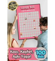 #Poster Çiftlere Özel Anı Listesi Romantik Eğlenceli Sevgiliyle Yapılacak 100 Şey Kazı Kazan Posteri