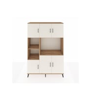 Hyperion Dolap 9 Raflı 6 Kapaklı 132x44x195 Çam-Aytaşı/Çam