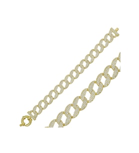 Gümüş Gold Taşlı Gurmet Kadın Bileklik CSR2183733