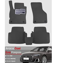 AUDİ A8 L (2017-2024) Uyumlu EVA Paspas Tam Set–Araca Özel,Su Geçirmez,Hızlı ve Kolay Montaj