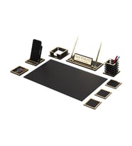 Nova Sümen Takımı 10 Parça Siyah (Gold)