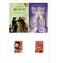 Bir Kürt Sevdim - Veda - Dilek Bilgiç Esen - Mem İle Zin Türkçe (2 NOT DEFTERLİ) (Renksiz)