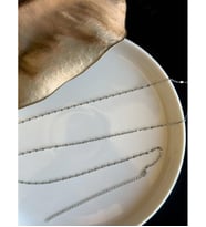 70cm Silver Lip (Dudak) Zincirli Çelik Bel Takısı Glorius Serisi