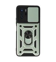 Po X3 Gt Kılıf Pars Lens Yüzüklü - Yeşil