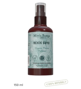 Organik Kekik Suyu - Yağlı - %100 Doğal, 150ml