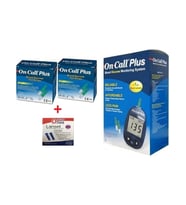On Call Plus Cihaz + 100 Adet Strip Çubuk + 100 Adet Lanset Iğne