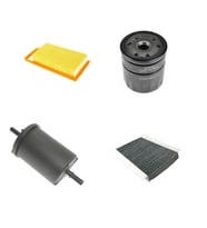 Bosch Filtre Bakım Seti Peugeot 407 2.0 Benzinli 136 Beygir 2005-2007 Hava + Yağ F + Yakıt F. + Polen Sardes