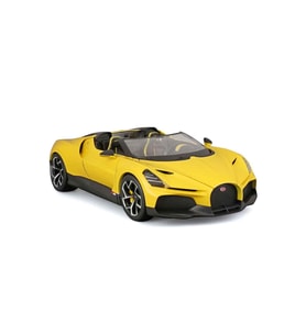 Bugatti Mistral Sarı 1:18 Model Araba: Hızın ve Zarafetin Buluşması! (Çok Renkli)