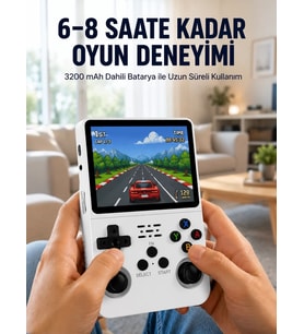 64 GB Retro Oyun Konsolu – Çoklu Emülatör Desteği Linux Tabanlı Açık Sistem Yeni Nesil