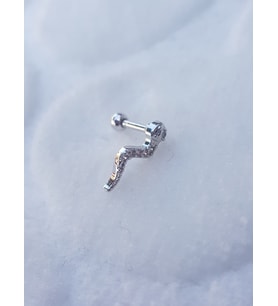 Tragus Küpe Piercing Çelik