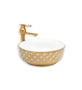 LENA TEZGAHÜSTÜ LAVABO E-8114 (Çok Renkli)