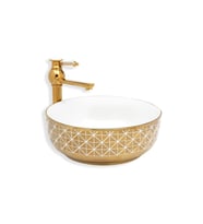 LENA TEZGAHÜSTÜ LAVABO E-8114 (Çok Renkli)