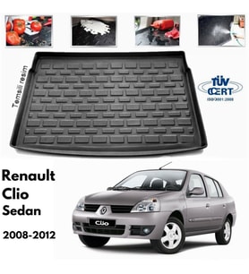 Renault Clio Symbol Bagaj Havuzu Paspası 2008-2012