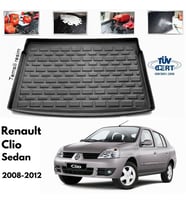 Renault Clio Symbol Bagaj Havuzu Paspası 2008-2012