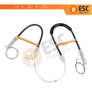 Volvo S40 V40 MK1 644 645 1995-2004 4/5-Kapı 30623453 İçin Elektrikli Arka Sağ Cam Kriko Tamir Seti