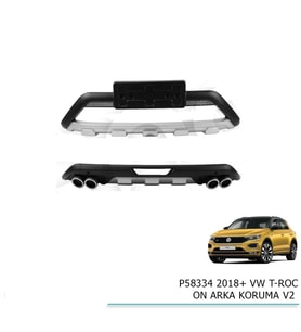 Drs Tuning T-Roc Uyumlu Ön Arka Koruma 2018+ Parça
