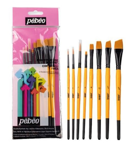 Pebeo 8'li Karma Fırça Seti SET-6 