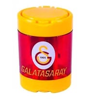 Galatasaray Kalemtraş 3 Bıçaklı 1 Adet Lisanslı Kalemtraş Gs Orjinal Aslan Kalemtaraş Jumbo (Sarı-Kırmızı)