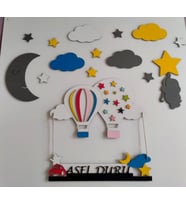 çocuk odası duvar süsü set