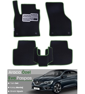 RENAULT MEGANE 4 SEDAN (2016-2025) Uyumlu EVA Paspas Tam Set–Oto Paspas,Araca Özel