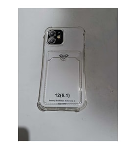 İphone 12 Şeffaf Kartlıklı Telefon Kılıf Modeli
