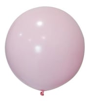 BALON JUMBO DÜZ 24 İNC MAKARON PEMBE PK:3-