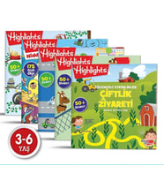 Sticker Eğlenceli Etkinliklerle Hikayeli Bulmaca 5'li Set - Dikkat Atölyesi Yayınları