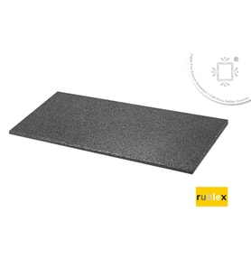 Rublex Kauçuk Soğuk Pres XFit Pro Khaki Grey 50x100 cm 2 cm Profesyonel Soğuk Pres Kauçuk Zemin 1 Adet