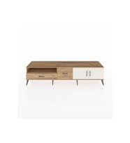 Hyperion TV Ünitesi 2 Raflı 2 Çekmeceli 2 Kapaklı 220x44x51 Çam-Aytaşı/Çam