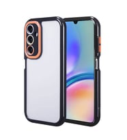 Skyarc Samsung Galaxy A05S Kılıf Kamera Korumalı Renkli Kenar ve Çerçeve Tasarımlı Vitamin Kapak (Siyah)
