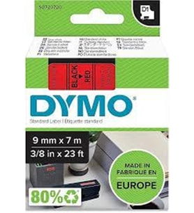 DYMO S0720720 D1 Yedek Şerit 9 mmx7mt Kırmızı-Siyah 40917