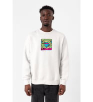 Mr Beast Doodle Beyaz Erkek 2ip Sweatshirt