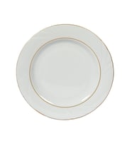 GÜRAL PORSELEN Soprano 6 Parça 20 Cm Pasta Tabağı Çift Altın Yaldız 23