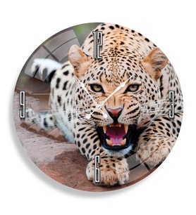 Leopar Cam Saat - 40 cm