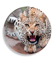 Leopar Cam Saat - 40 cm